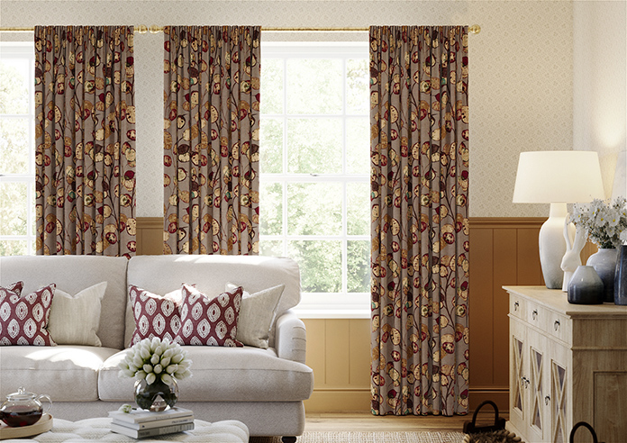 Honesty, Cerise - Made to Measure Curtains - Image 3